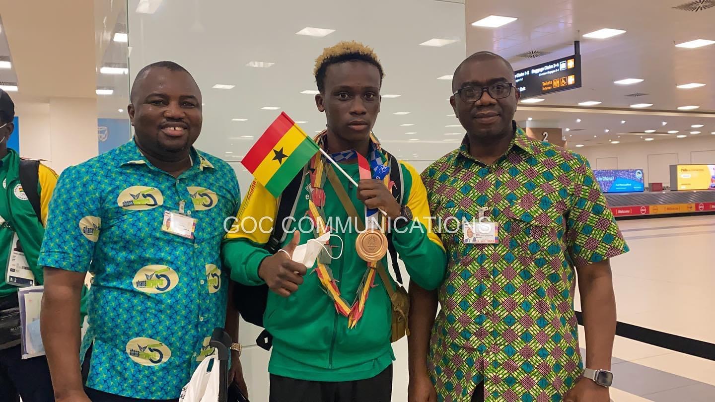 Tokyo Olympics Samuel Takyi given hero’s on Ghana return