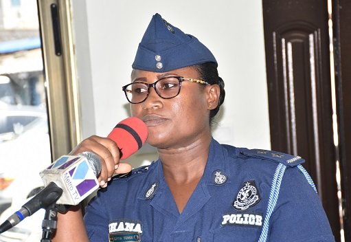 Deputy Police Public Relations Officer, DSP Efia Tenge