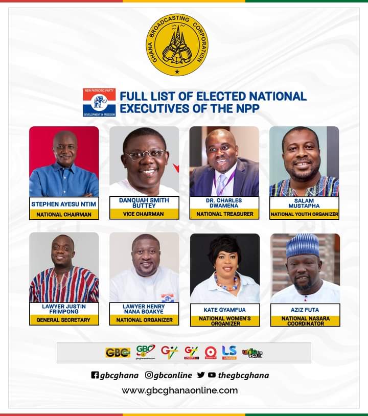 Ntim, JFK, and others sworn in as NPP national executives