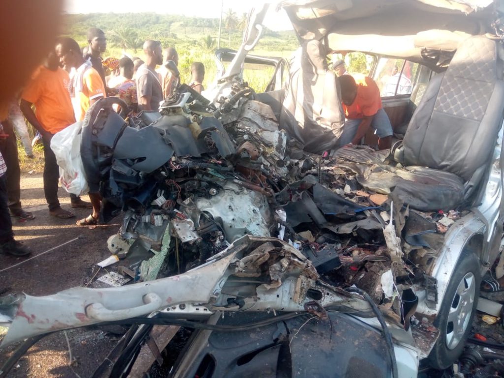 12 perish in gory accident at Eduegyei