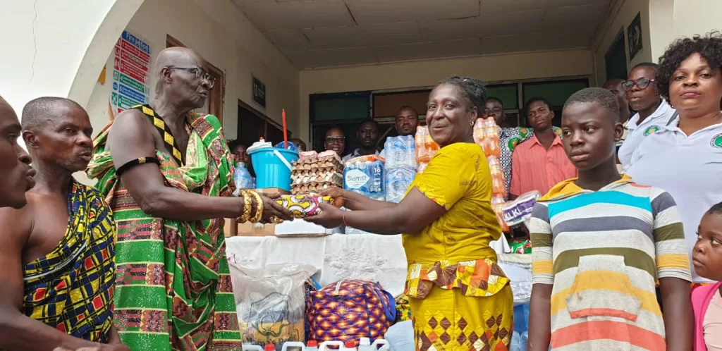 Calvary Congregation YAF Group donates to Akwadum Orphanage Home