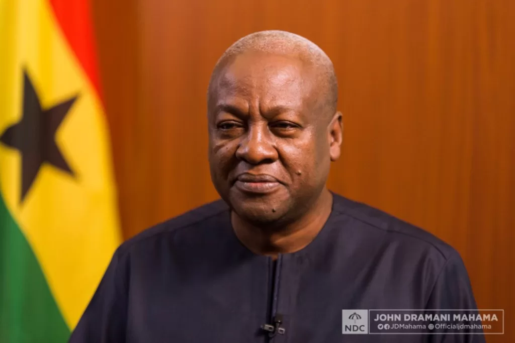 Mahama declares