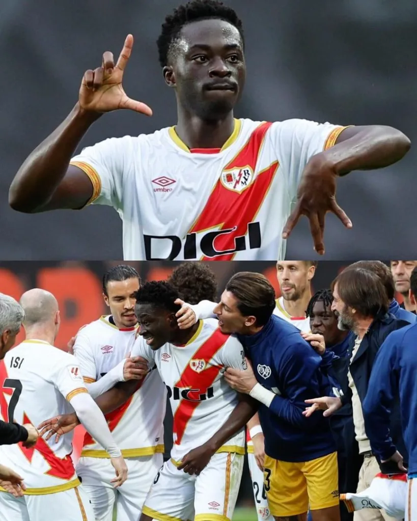 Abdul Mumin Shines for Rayo Vallecano in La Liga, Boosts Black Stars' Defensive Options