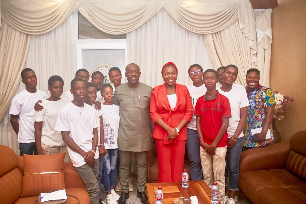 Minister of Information inspires HSFC BECE Students with Empowering Mentorship Session