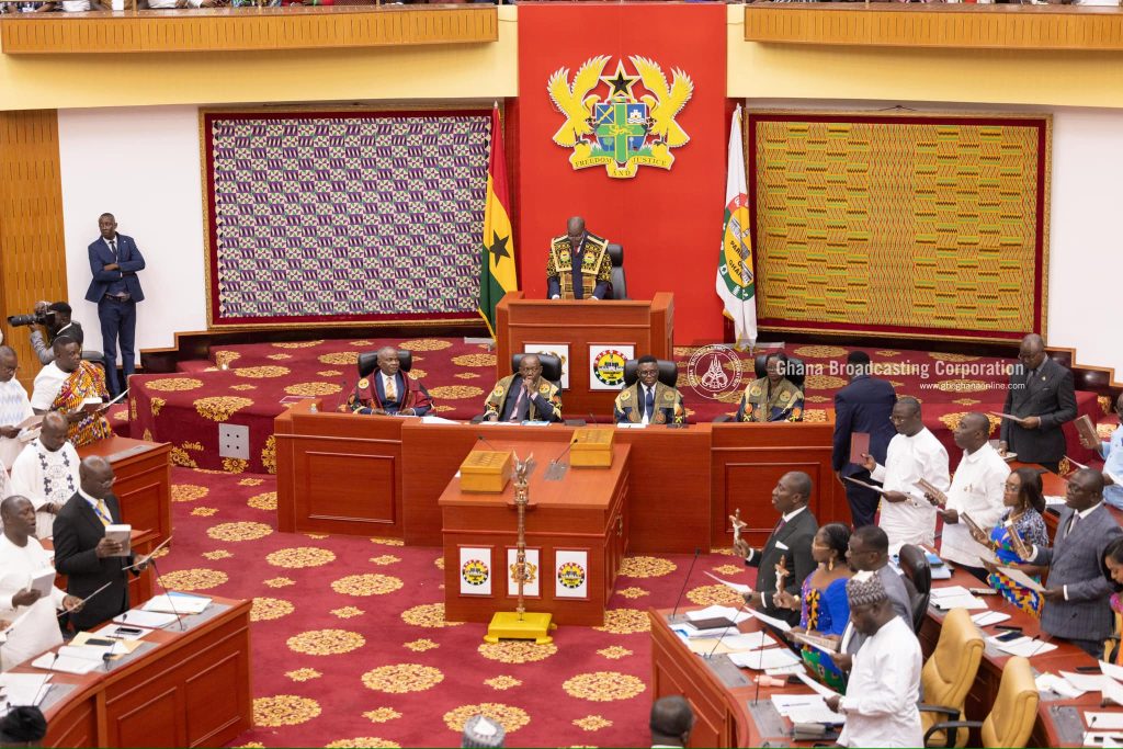 Speaker Bagbin Swears-in Members of the 9th Parliament