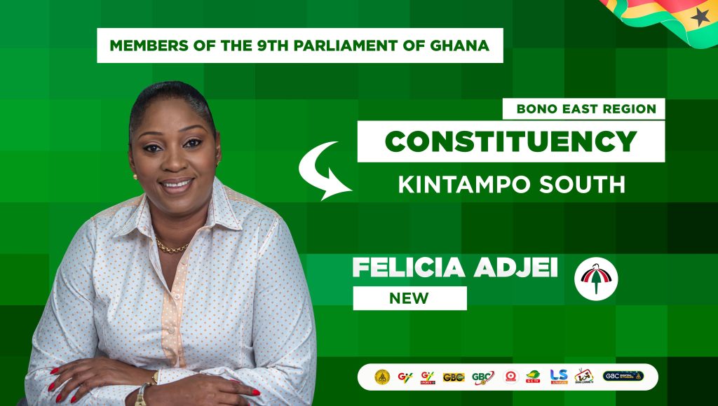 FELICIA ADJEI -  Member of Parliament for KINTAMPO SOUTH