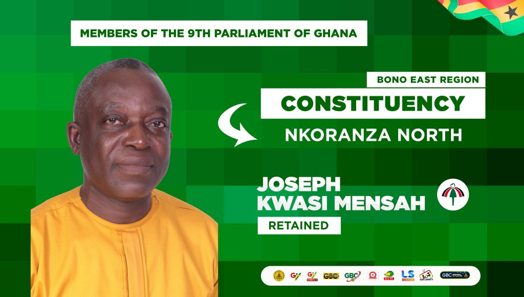 Joseph Kwasi Mensah -  Member of Parliament for NKORANZA NORTH