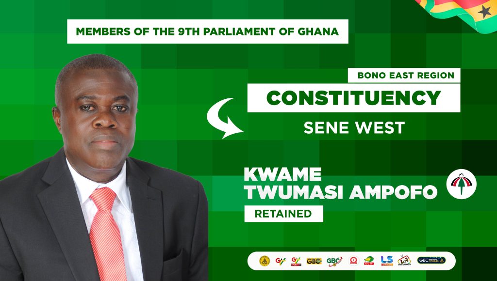 Kwame Twumasi Ampofo - Member of Parliament forSENE WEST