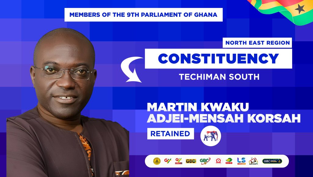 Martin Kwaku Adjei-Mensah Korsah - Member of Parliament for TECHIMAN SOUTH