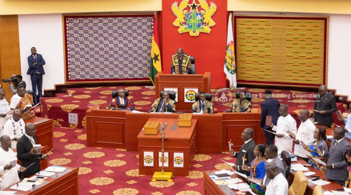 Speaker Bagbin Swears-in Members of the 9th Parliament